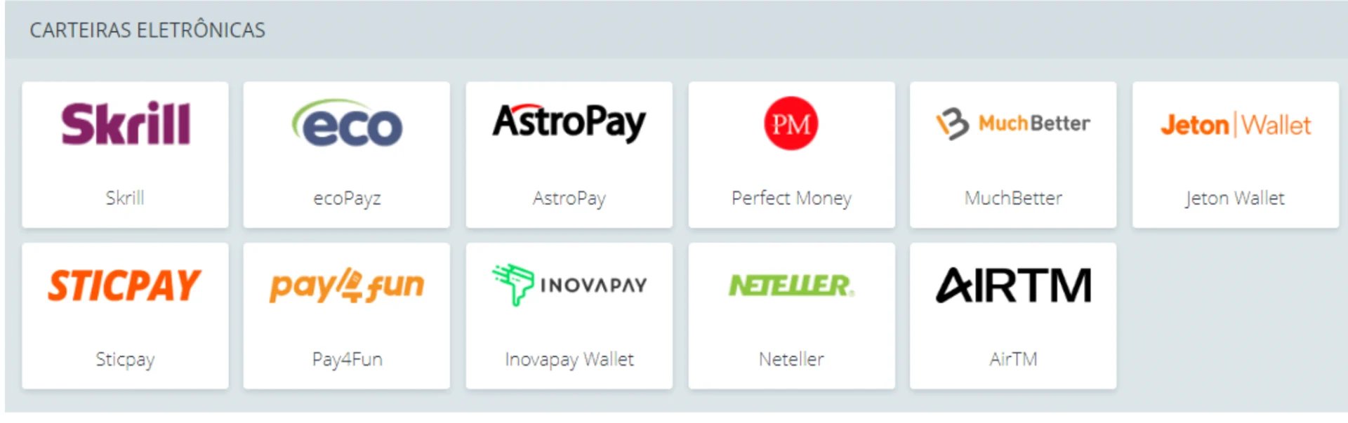 Escolha Pay4fun como método de pagamento