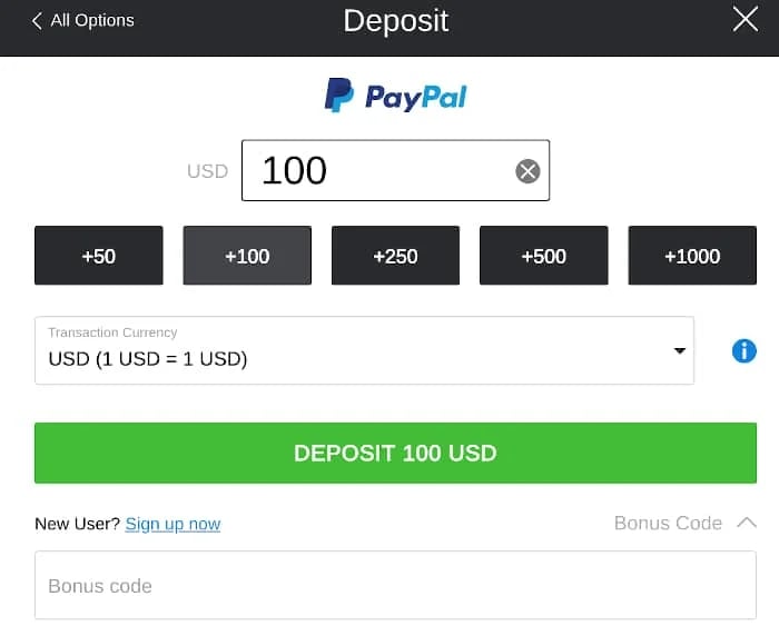 paypal deposit 2